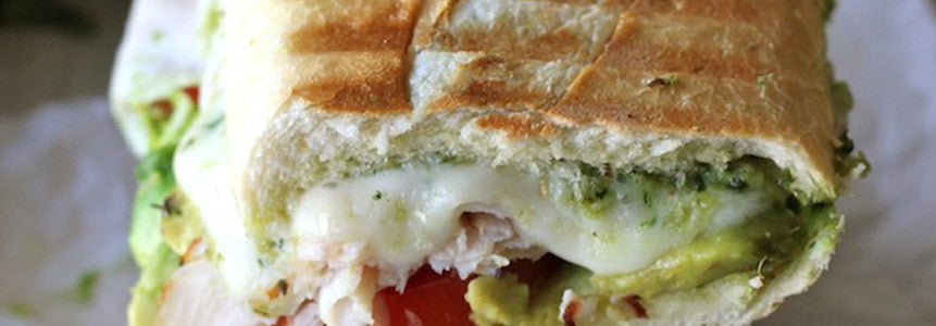 Turkey / Veggie-Turkey Pesto Panini