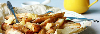 Poutine Fries with Himalayan Salt