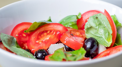 Elevate Your Salad Game: Making a Flavorful Caprese Salad with Basil-Infused Olive Oil