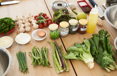 Fresh and Vibrant: Creating a Flavorful Asparagus Salad with Infused Olive Oil