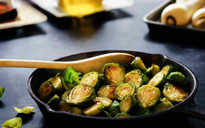 Crispy Delights: How to Make Brussel Sprouts with Bacon Using Infused Olive Oil