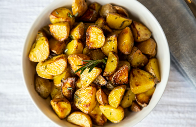 How to Make Garlic Roasted Potatoes with Rosemary Using Infused Olive Oil