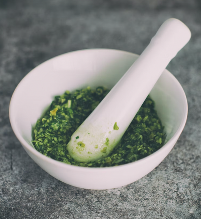 Fresh and Flavorful: How to Make Basil Pesto Sauce with Infused Olive Oil