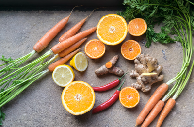 Lavender Infused Olive Oil Honey Glazed Carrots