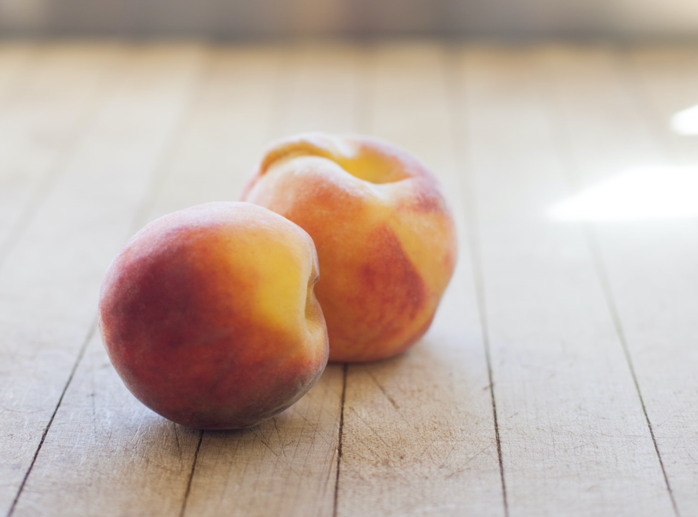 Infused olive Oils on Peach Pears