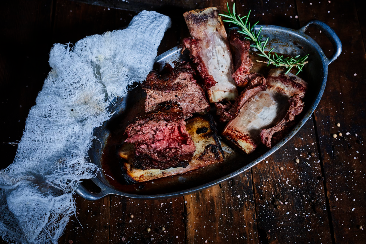 Savor the Unforgettable: Garlic and Rosemary Infused Olive Oil Prime Rib