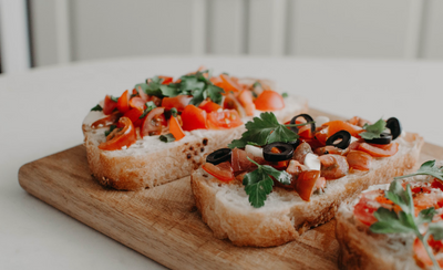 Aromatic Whispers: Crafting Basil Infused Olive Oil and Tomato Bruschetta