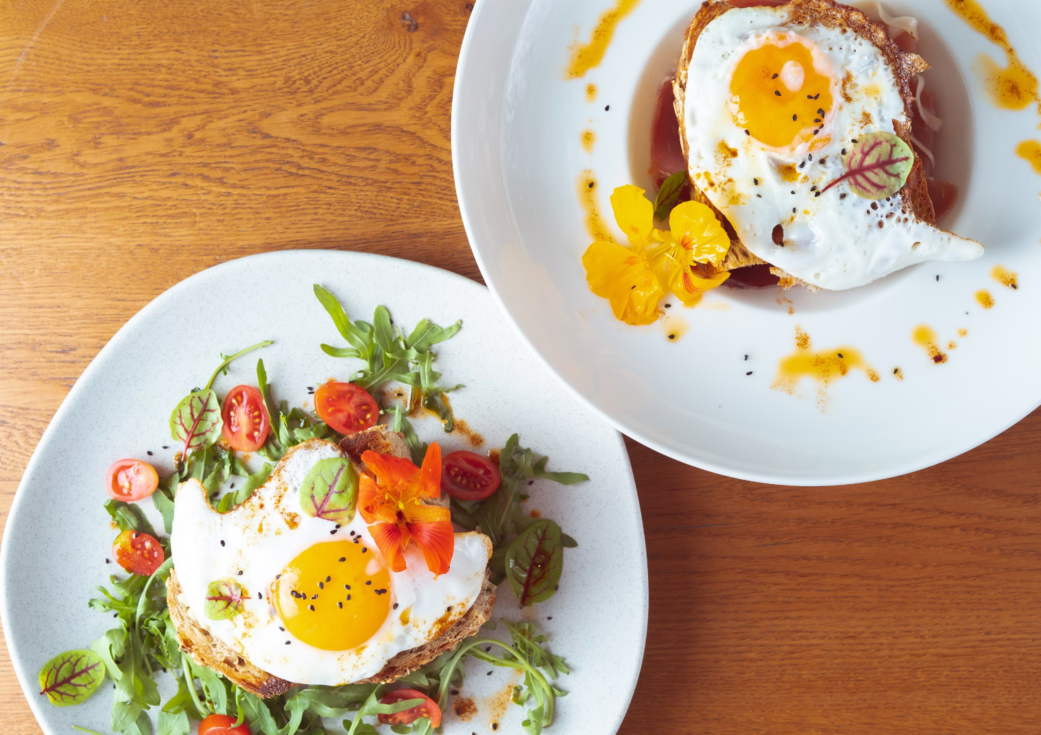 Eggs with Infused Olive Oil