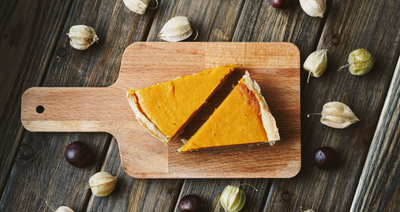 A Twist on Tradition: Pumpkin Pie with Infused Balsamic Vinegar