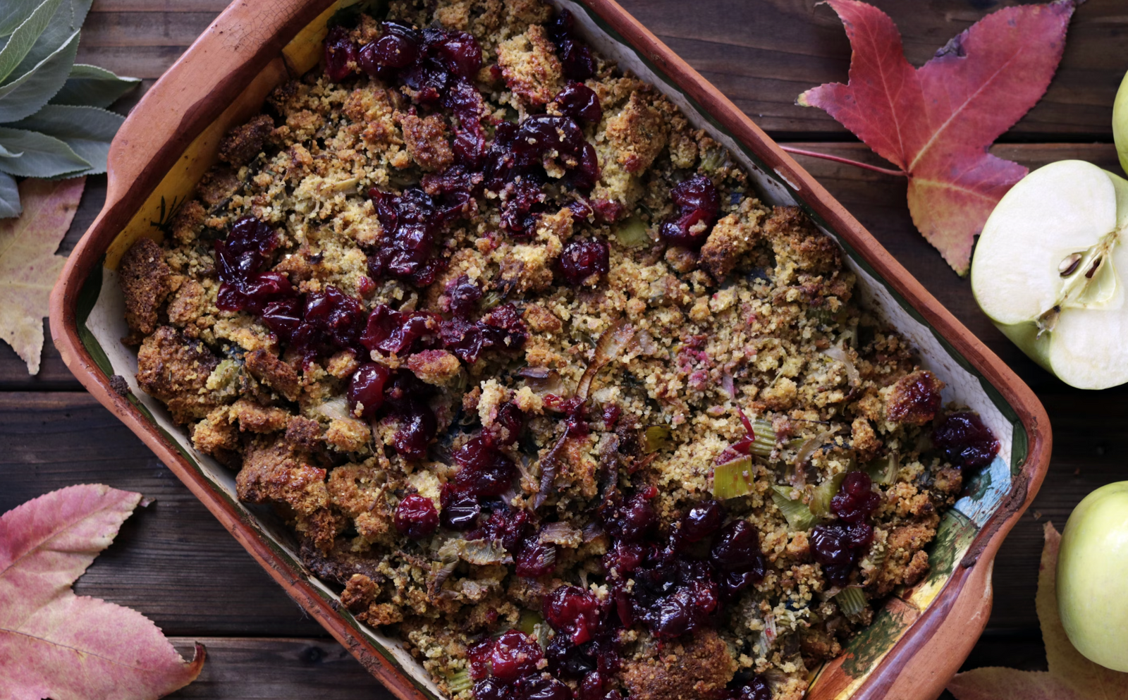 Infused Balsamic Vinegar Apple Cruble