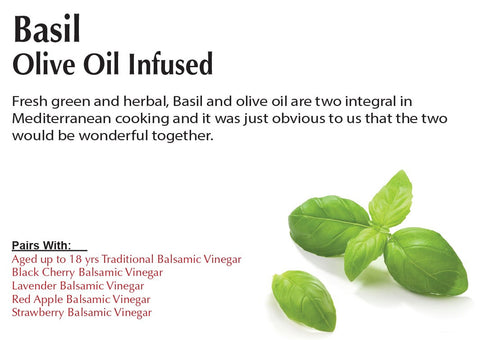 Basil Infused Olive Oil - Infused Olive Oil