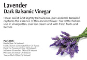 Lavender Dark Balsamic Vinegar