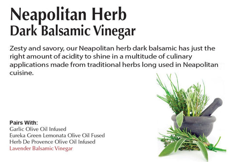 Neapolitan Herb Dark Balsamic Vinegar