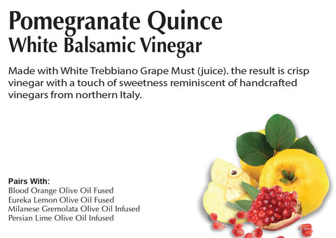 Pomegranate Quince White Balsamic Vinegar