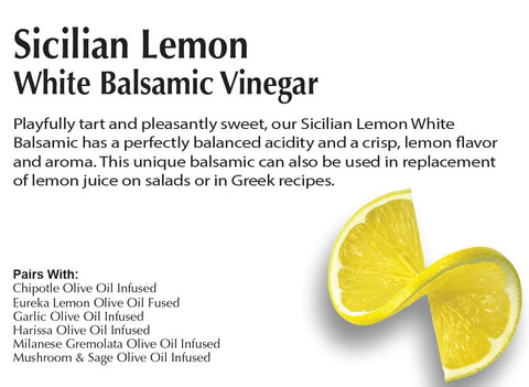 Sicilian Lemon White Balsamic Vinegar